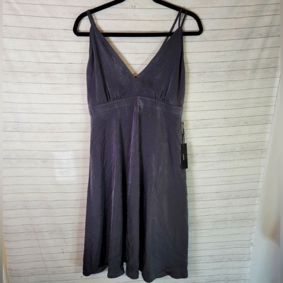 LULUS Friday Favorite Washed Black Dress, sz Large Lulus - Picture 2 of 13